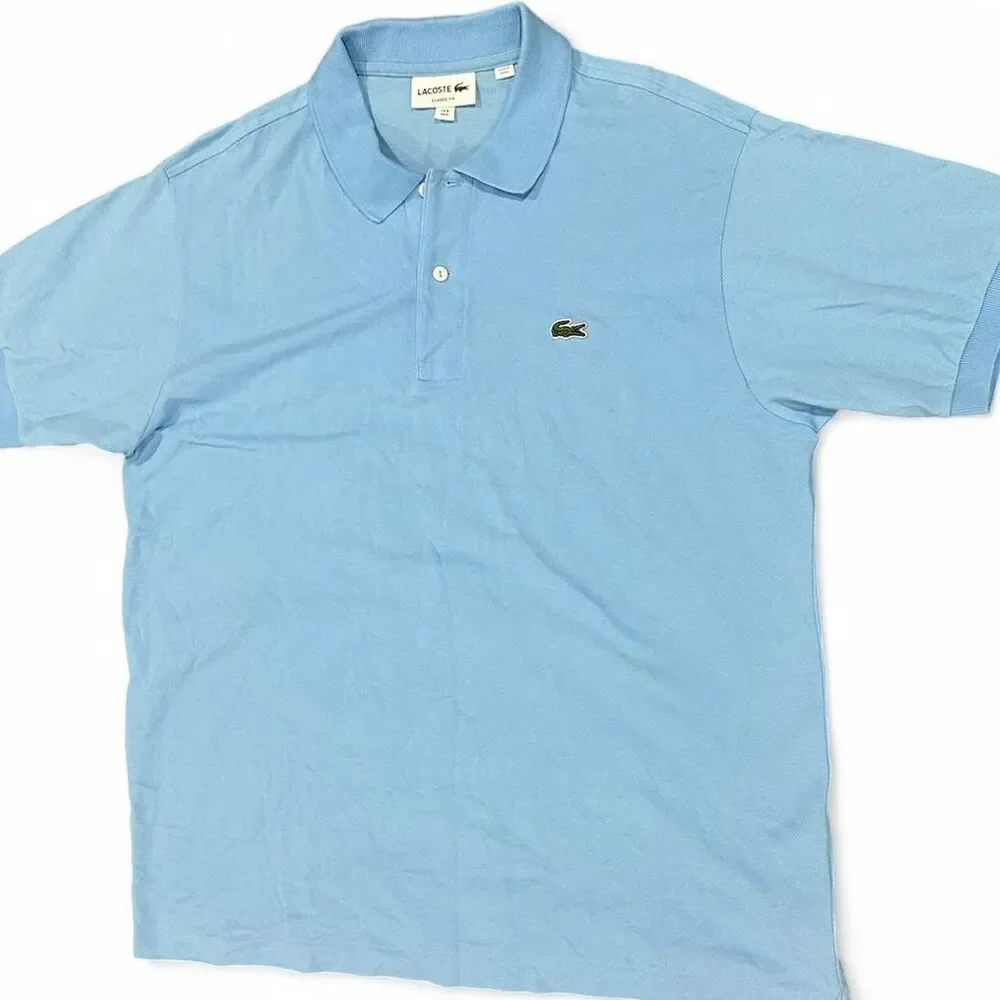 Lacoste Men's Light Blue Polo - Picture 2 of 3